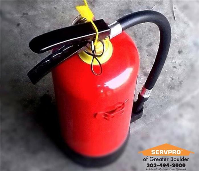 fire extinguisher used for fire damage in Boulder and Louisville Colorado 