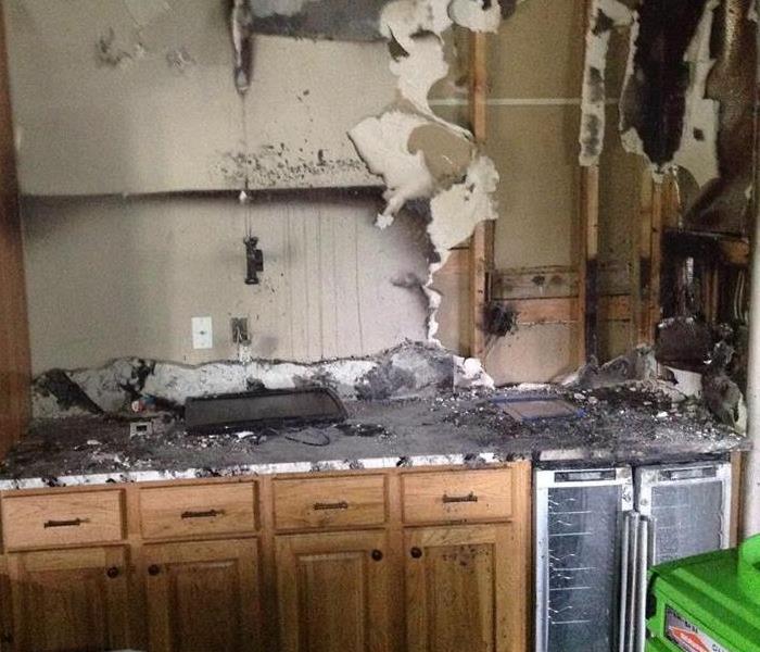 Massive fire damage in Louisville home as the result of an appliance fire