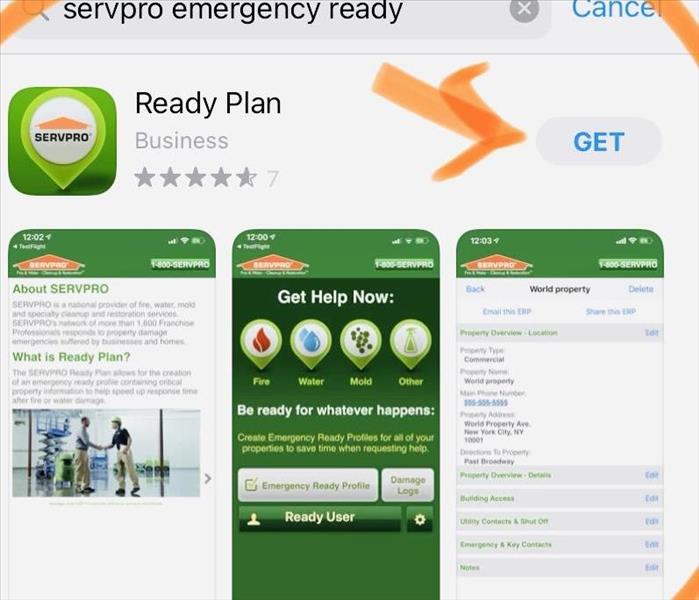 Screenshot of SERVPRO Ready Plan App for folks living in Boulder County